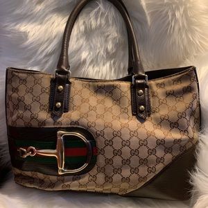 Gucci Horsebit Handbag Shelly Line